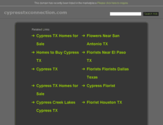 cypresstxconnection.com screenshot