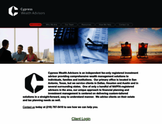 cypresswealthadvisors.com screenshot