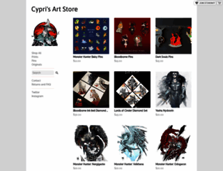 cypritree.storenvy.com screenshot