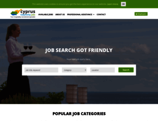 cyprus-hospitality-jobs.com screenshot