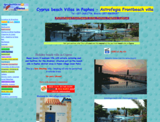 cyprusbeachvillas.com screenshot