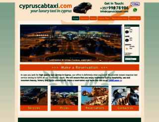cypruscabtaxi.com screenshot