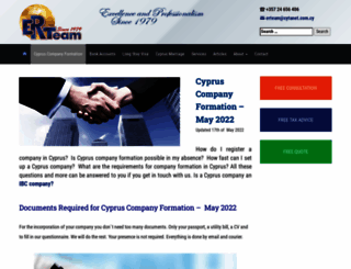 cypruscompanyformation.com.cy screenshot