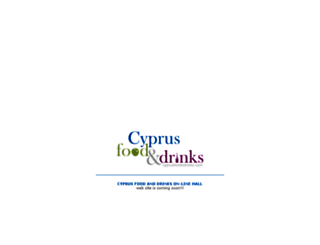 cyprusfoodndrinks.com screenshot