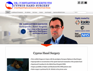 cyprushandsurgery.com screenshot