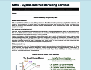 cyprusinternetmarketingservices.com screenshot