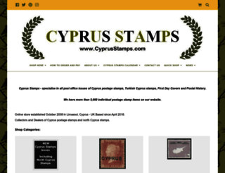 cyprusstamps.com screenshot