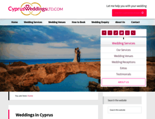 cyprusweddingsltd.com screenshot