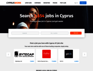 cypruswork.com screenshot