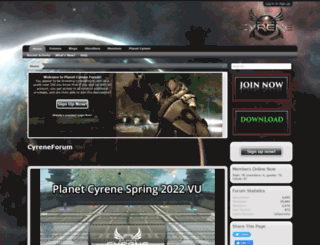 cyreneforum.com screenshot