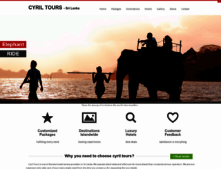 cyriltours.com screenshot