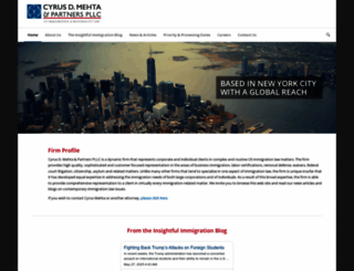 cyrusmehta.com screenshot