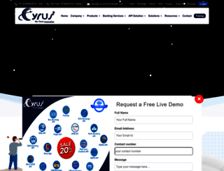 cyrusrecharge.com screenshot