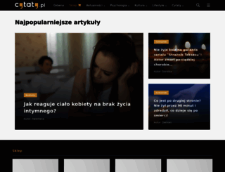 cytaty.pl screenshot