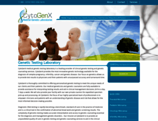 cytogenx.com screenshot
