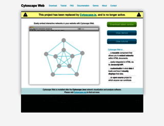 cytoscapeweb.cytoscape.org screenshot