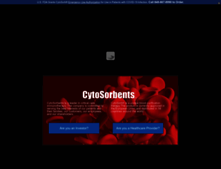 cytosorbents.com screenshot