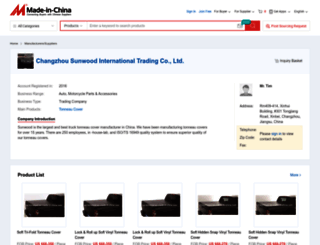 cz-sunwood.en.made-in-china.com screenshot