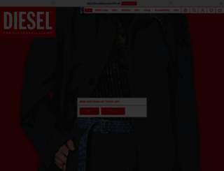 cz.diesel.com screenshot