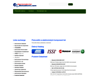 cz.semiconductordatasheet.com screenshot