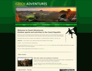 czech-adventures.com screenshot