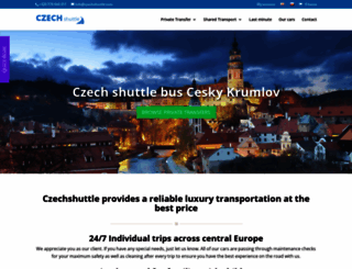 czechshuttle.com screenshot
