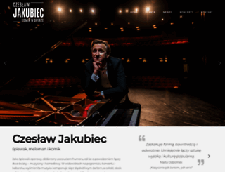 czeslawjakubiec.pl screenshot