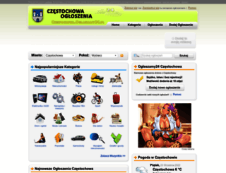 czestochowa.oglaszamy24.pl screenshot
