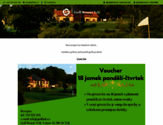 czgolf.cz screenshot