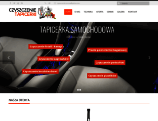 czyszczenietapicerki.rzeszow.pl screenshot