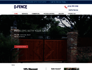 d-fencedfw.com screenshot