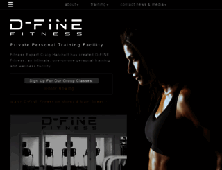 d-finefitness.com screenshot