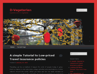 d-vegetarian.com screenshot