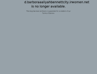 d.barboraaaliyahbennettcity.irwomen.net screenshot