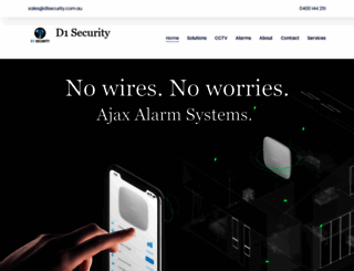 d1security.com.au screenshot