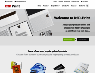 d2d-print.com screenshot