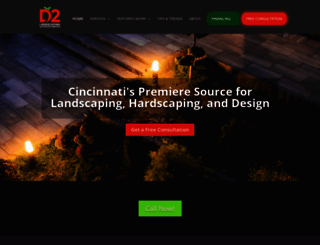 d2landscaping.com screenshot