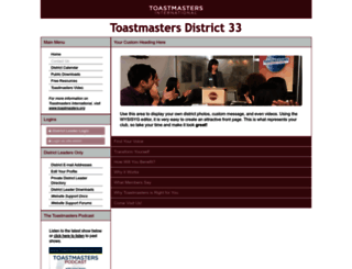 d33.toastmastersclubs.org screenshot