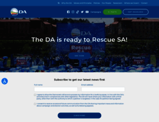 da.org.za screenshot