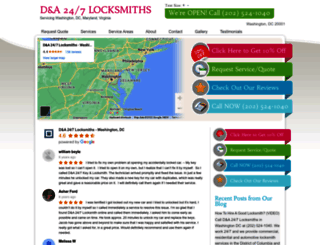 da247locksmiths.com screenshot