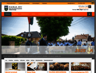 dabas.info.hu screenshot