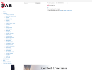 dabshoesclinic.com screenshot