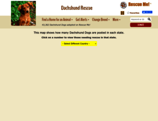 dachshund.rescueme.org screenshot