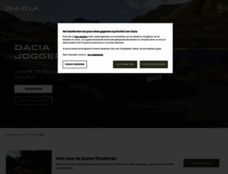 dacia.nl screenshot
