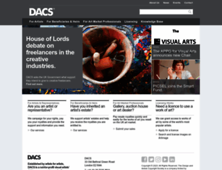 dacs.co.uk screenshot