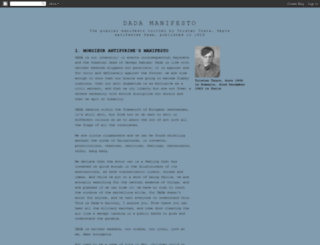 dadamanifesto.blogspot.com screenshot