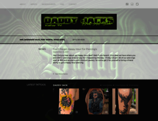 daddyjackstattoos.com screenshot