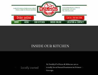daddyospizzaandribs.ca screenshot