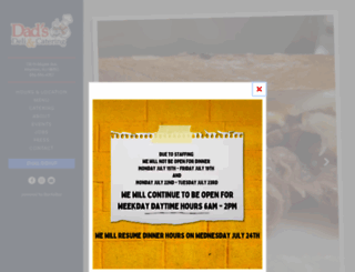 dadsdeliandcatering.com screenshot
