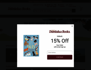 daedalusbooks.com screenshot